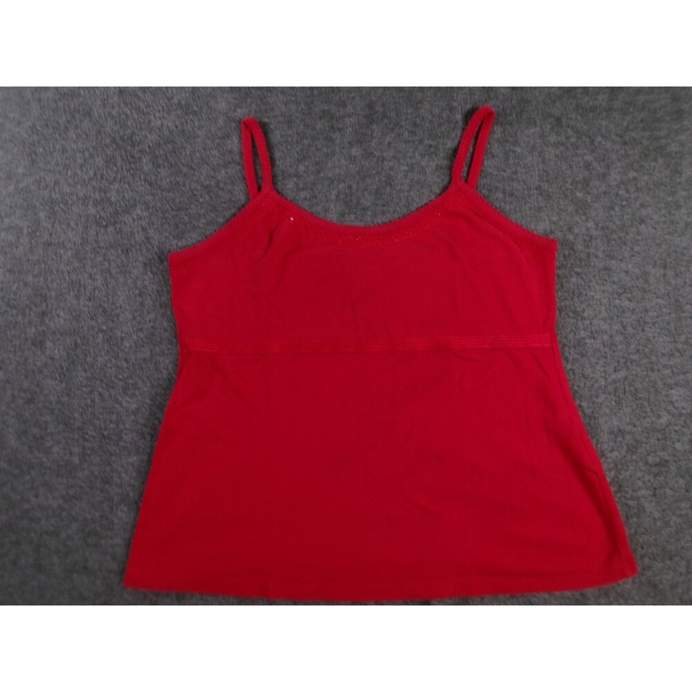 Christopher Banks Cami Top Woman Large Red Base Layer Capsule Office Summer Day